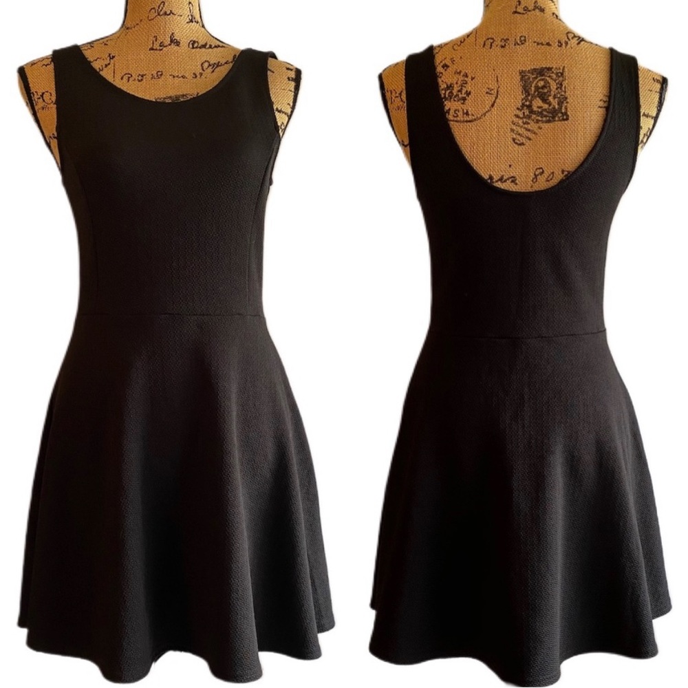 H&M Fit & Flare Little Black Dress-size 10/ Medium